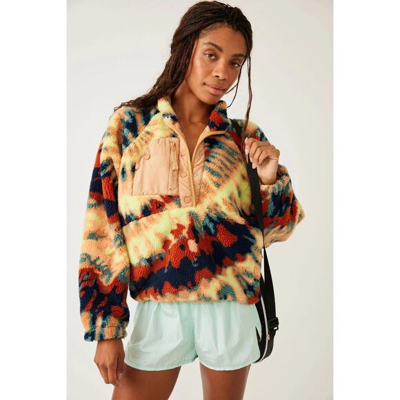 Free People Movement Oasis Combo Aurora Rocky Ridge Fleece Pullover XS - Picture 1 of 15